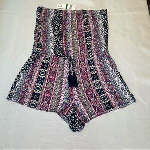 Lucky Brand High Waist Blue and Pink Shorts